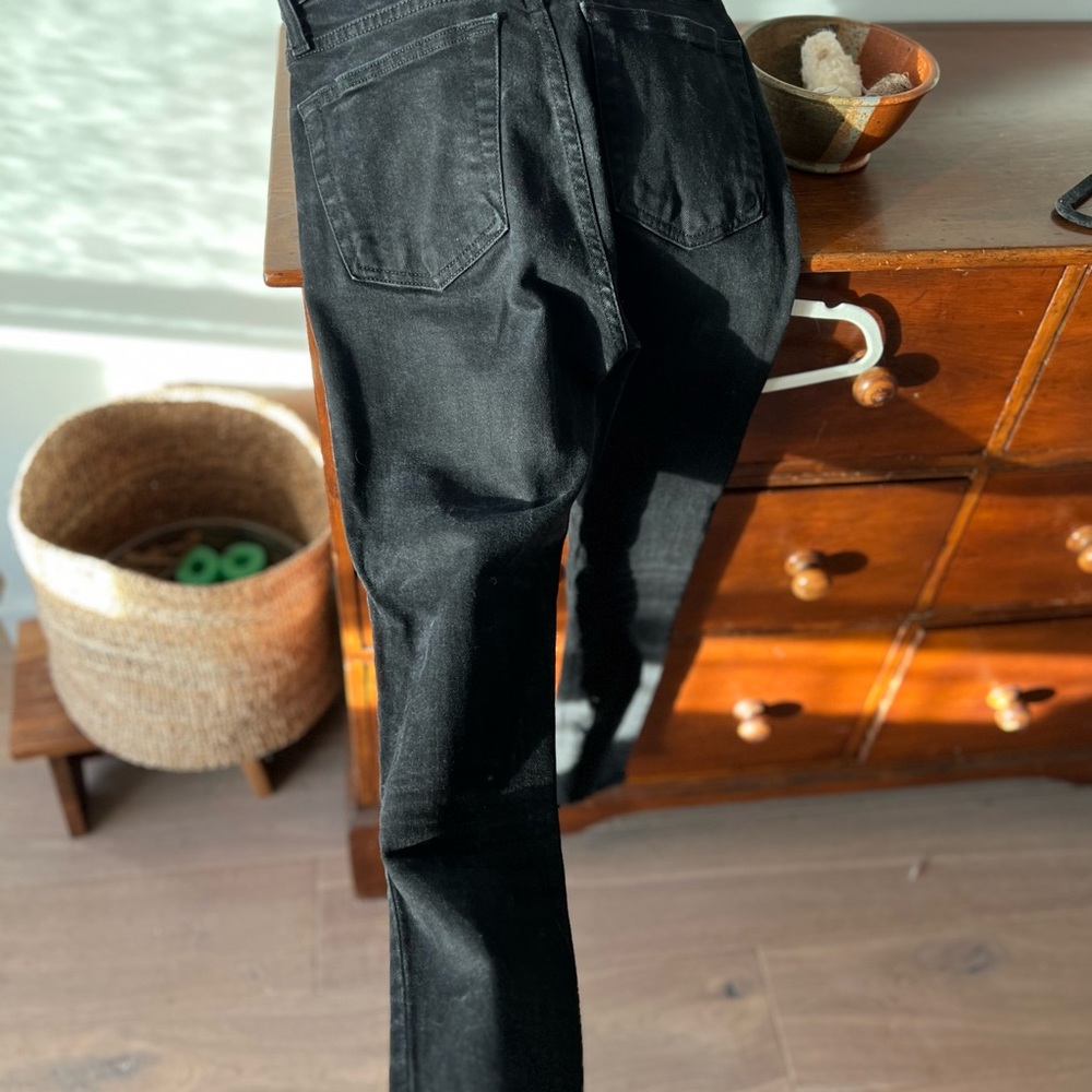 RE/DONE straight leg vintage black, size 26